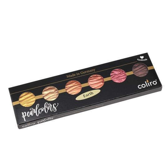 FINETEC GmbH - Coliro® Pearlcolors - 6er Set: EARTH