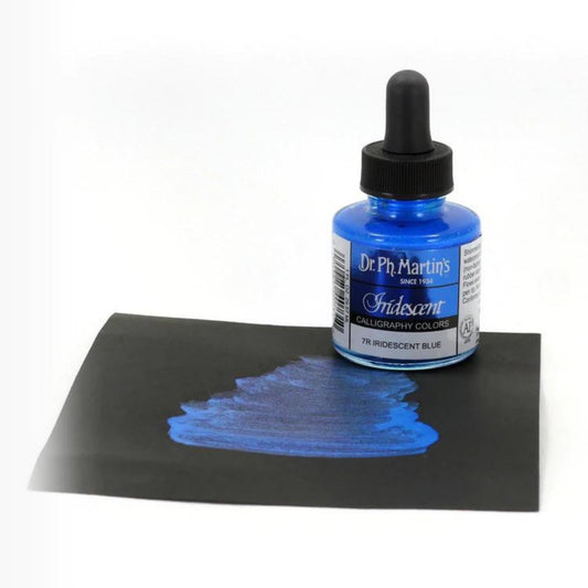 Dr.Ph.Martins - Iridescent Calligraphy: 7R Iridescent Blue