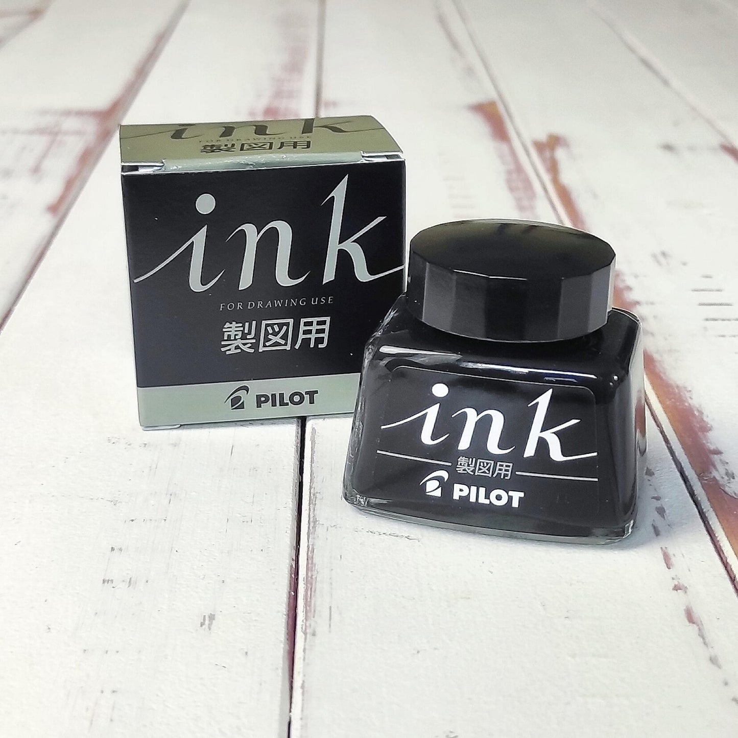 Pilot - schwarze Tusche - ink for drawing use - 30ml