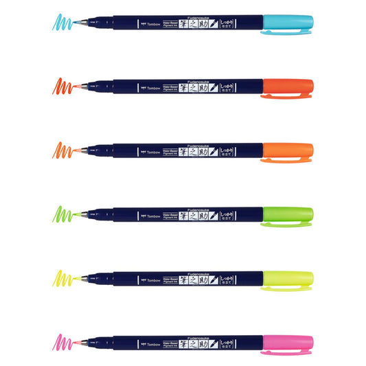 Tombow - Fudenosuke Brush Pen NEON