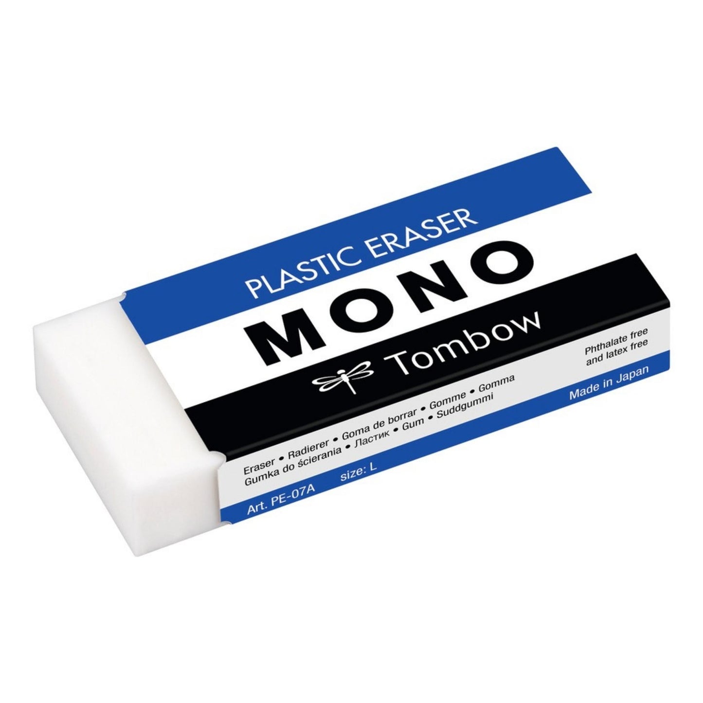 Tombow - Mono L - PE-07A - Plastik Radiergummi