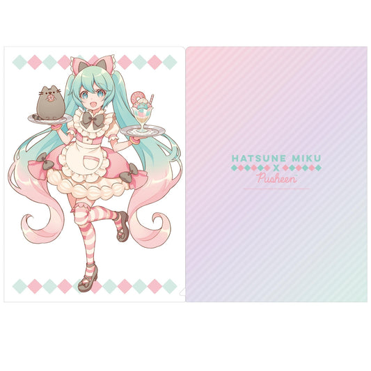 Hatsune Miku Series: Clear File Set ++ Pusheen Collaboration ++ 2 Stk.