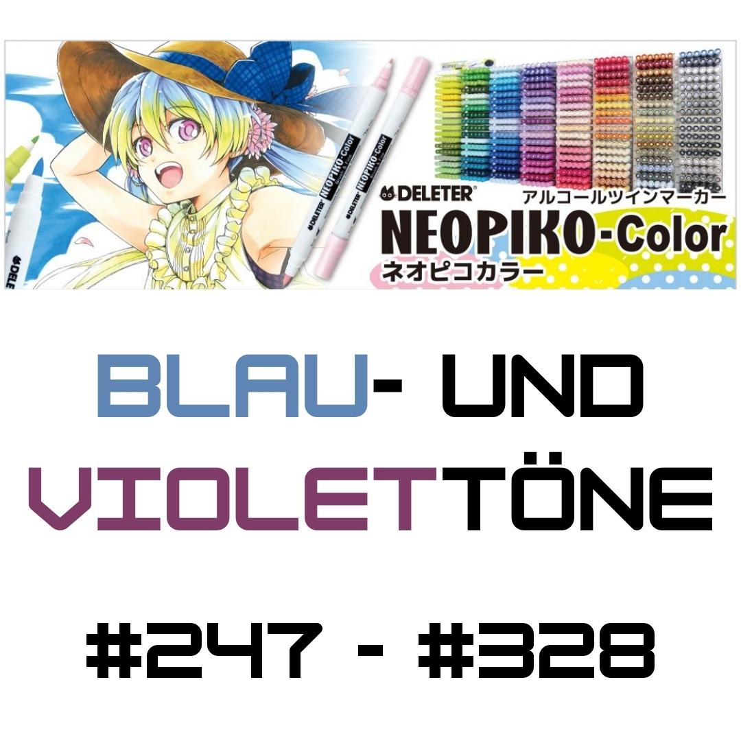 Deleter - Neopiko COLOR Einzelstift: Blau- und Violettöne #247 bis #328