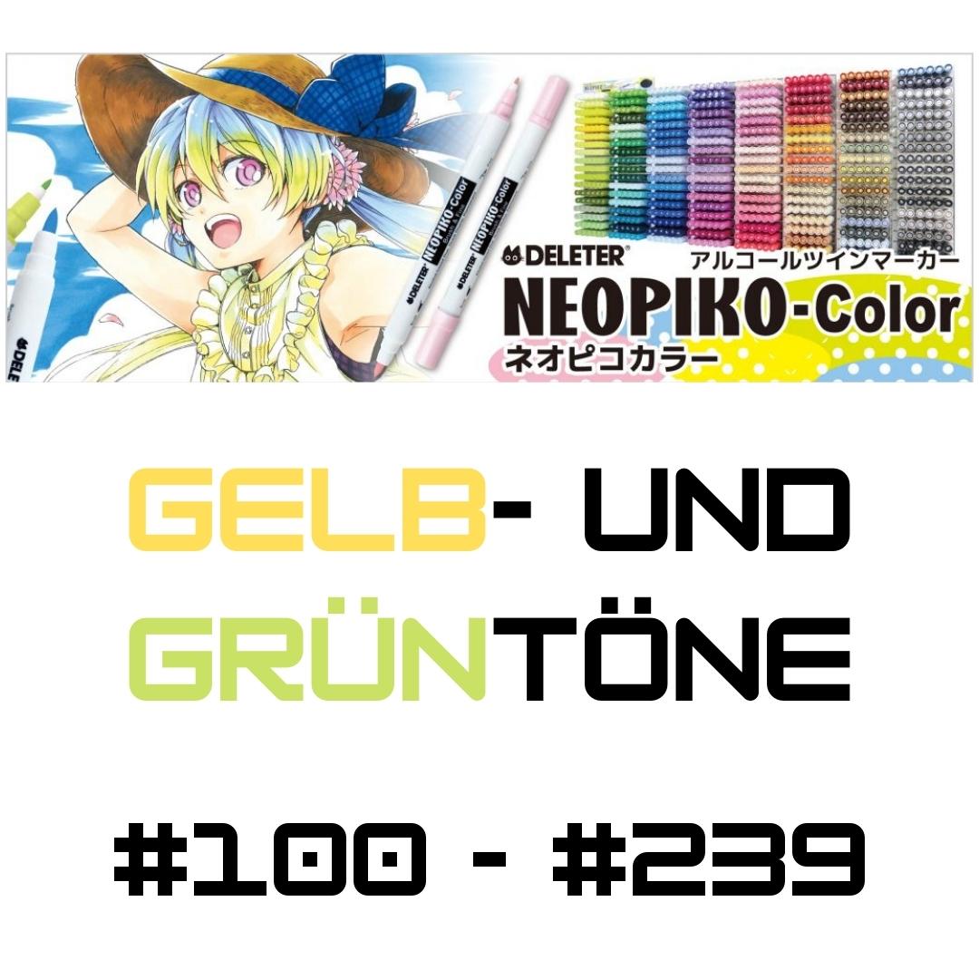 Deleter - Neopiko COLOR Einzelstift: Gelb- und Grüntöne #100 bis #239