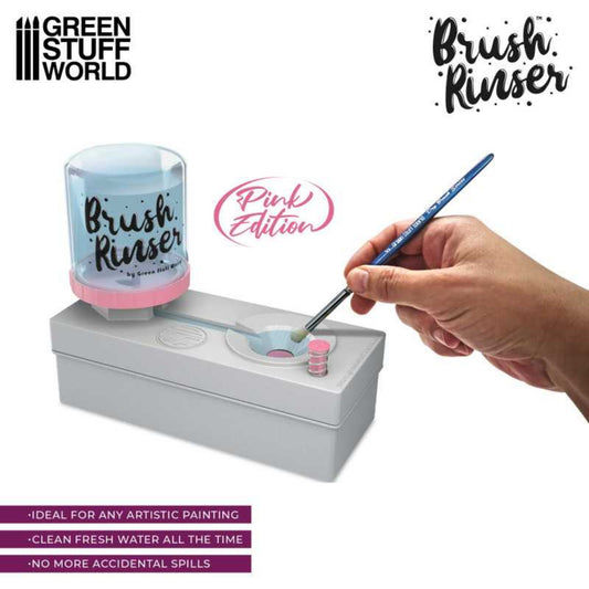 Wasserspender - Brush Rinser - rosa Pinselwascher