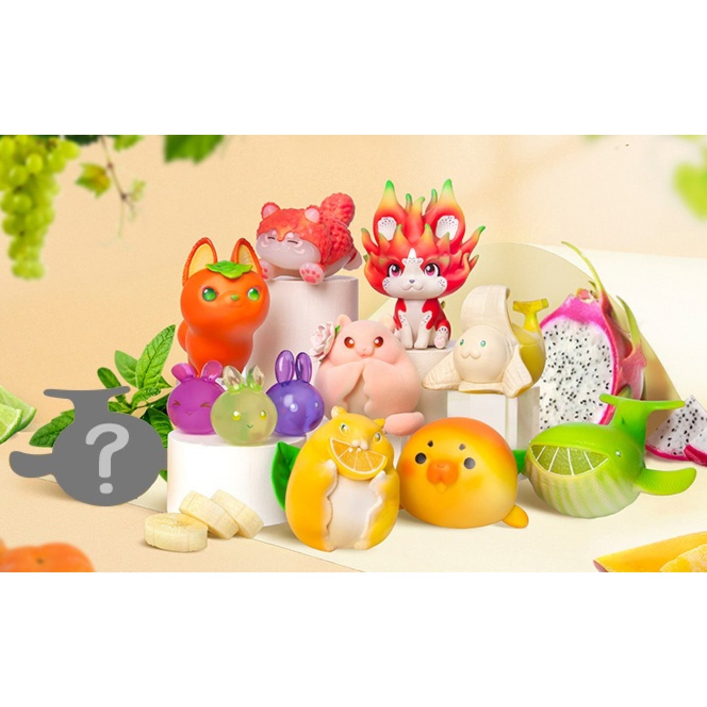 Fruit Fairy Series 1st - Einzelfigur Kakitsune - Trading Figur