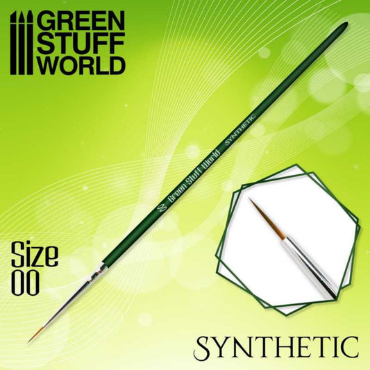 GREEN SERIES synthetische Haarpinsel - Größe 00 - 6mm lang