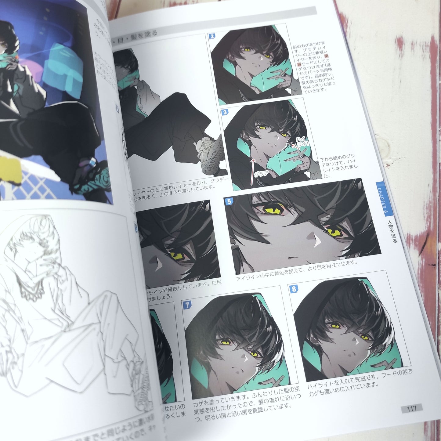 How to draw - jap. Zeichenbuch - digitale Koloration
