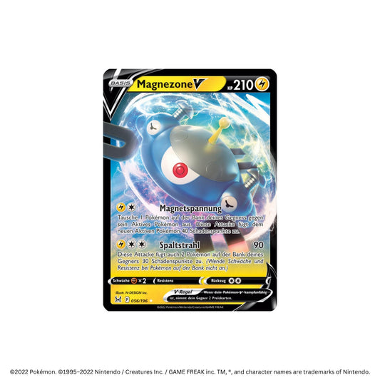 Pokémon S&S Verlorener Ursprung Einzelkarte: DE 056 / 196 Magnezone V