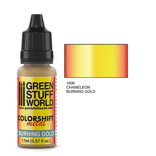Chameleon-Metallfarben 17ml Einzelflasche: BURNING GOLD 1606