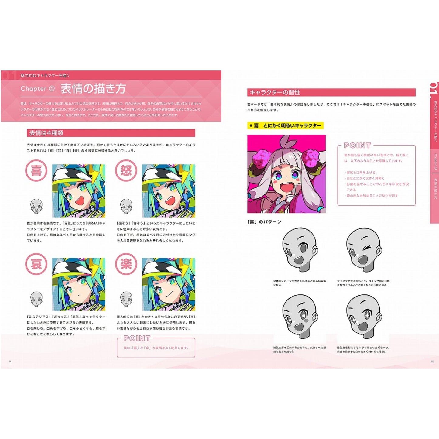 How to draw - jap. Zeichenbuch - poppiges Chara-Design mit Kurumitsu