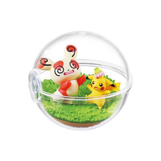 Pokemon Terrarium Collection ~ Happy Days ~ Einzelfigur Pandir + Pikachu